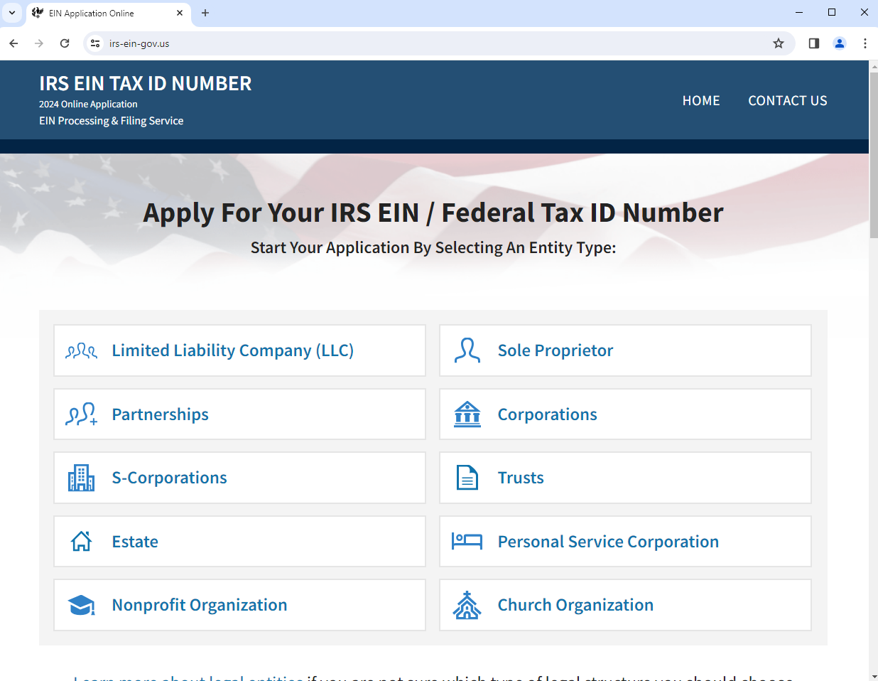 Irs Ein Number Online